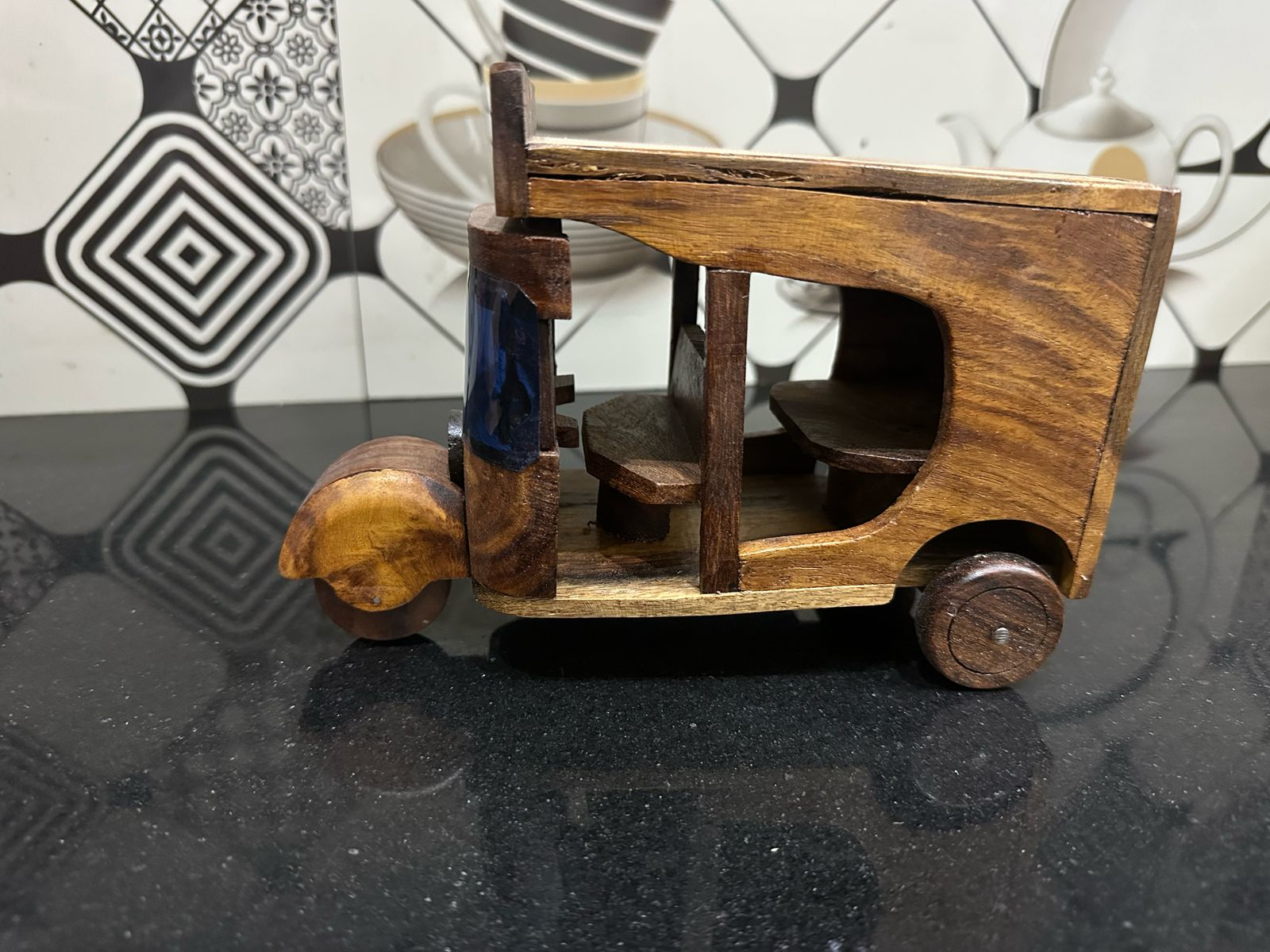 Wooden Rickshaw